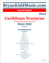 Caribbean Nocturne Concert Band sheet music cover